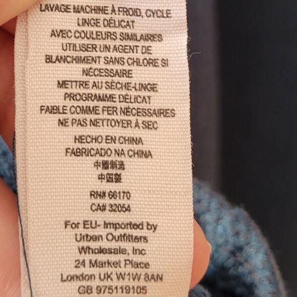 Free People Heartstopper Knit Dress in Teal sz Large - Picture 7 of 7